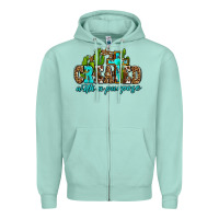 Seafoam created with a purpose Zipper Hoodie - AdoDesignShop