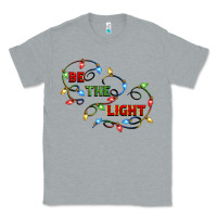 Heather Grey be the light Classic Tee - CowGirlArtShop
