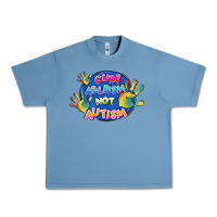 Pebble Blue Cure ableism not Autism Urban Heavy Tee - FaDigitalArtStudio