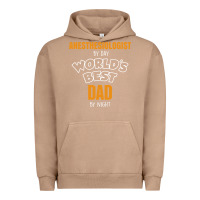 Pigment Burro anesthesiologist by day worlds best dad by night fathers day Urban Hoodie - linhVisuals
