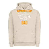 Pigment French Oak anesthesiologist by day worlds best dad by night fathers day Urban Hoodie - linhVisuals