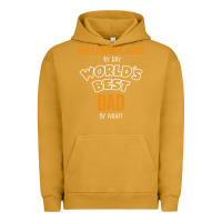 Pigment Peanut Butter anesthesiologist by day worlds best dad by night fathers day Urban Hoodie - linhVisuals