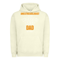 Pigment Pistachio anesthesiologist by day worlds best dad by night fathers day Urban Hoodie - linhVisuals