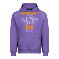 Tulip anesthesiologist by day worlds best dad by night fathers day Urban Hoodie - linhVisuals