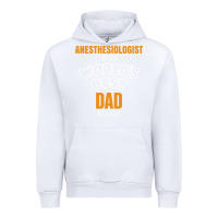 White anesthesiologist by day worlds best dad by night fathers day Urban Hoodie - linhVisuals
