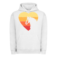 Pigment Lunar Rock Vintage Heart Horse Equestrian | Horse lover Urban Hoodie - linhVisuals