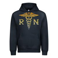 Navy rn registered nurse leopard lovely nursing student t shirt Urban Hoodie - linhVisuals
