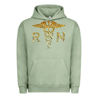 Pigment Oil Green rn registered nurse leopard lovely nursing student t shirt Urban Hoodie - linhVisuals