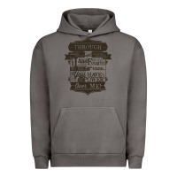 Pigment Tornado labyrinth words Urban Hoodie - linhVisuals