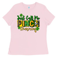 Bubblegum Pink Just call me pinch charming Ladies Tee - CowGirlArtShop