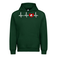 Forest Green my heart beats for golf Urban Hoodie - linhVisuals