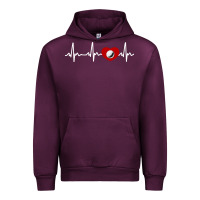 Mauve Wine my heart beats for golf Urban Hoodie - linhVisuals