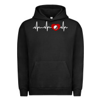 Pigment Black my heart beats for golf Urban Hoodie - linhVisuals
