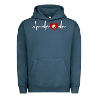 Pigment Midnight Navy my heart beats for golf Urban Hoodie - linhVisuals