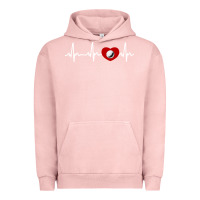 Pigment Salmon my heart beats for golf Urban Hoodie - linhVisuals