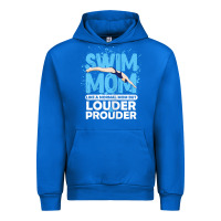 Cobalt womens swimmer swim mom louder prouder sports mother t shirt t shirt Urban Hoodie - linhVisuals