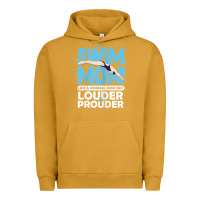 Pigment Peanut Butter womens swimmer swim mom louder prouder sports mother t shirt t shirt Urban Hoodie - linhVisuals