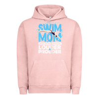 Pigment Salmon womens swimmer swim mom louder prouder sports mother t shirt t shirt Urban Hoodie - linhVisuals