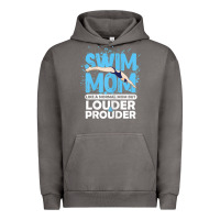 Pigment Tornado womens swimmer swim mom louder prouder sports mother t shirt t shirt Urban Hoodie - linhVisuals