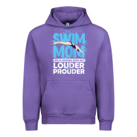 Tulip womens swimmer swim mom louder prouder sports mother t shirt t shirt Urban Hoodie - linhVisuals