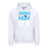 White womens swimmer swim mom louder prouder sports mother t shirt t shirt Urban Hoodie - linhVisuals