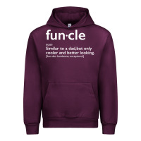 Mauve Wine funcle Urban Hoodie - linhVisuals