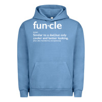 Pigment Pebble Blue funcle Urban Hoodie - linhVisuals