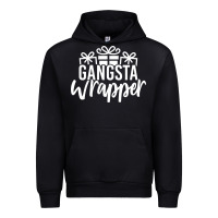 Black gangsta wrapper Urban Hoodie - linhVisuals