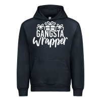 Navy gangsta wrapper Urban Hoodie - linhVisuals