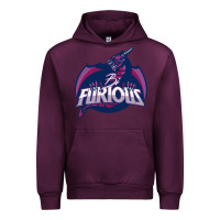 Mauve Wine bi furious   bisexual Urban Hoodie - linhVisuals