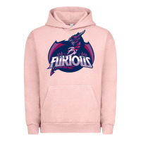 Pigment Salmon bi furious   bisexual Urban Hoodie - linhVisuals