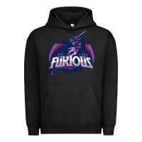 Pigment Black bi furious   bisexual Urban Hoodie - linhVisuals