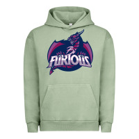 Pigment Oil Green bi furious   bisexual Urban Hoodie - linhVisuals