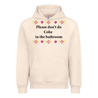 Sandshell please don't do coke in the bathroom Urban Hoodie - linhVisuals