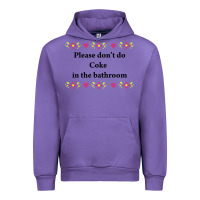 Tulip please don't do coke in the bathroom Urban Hoodie - linhVisuals