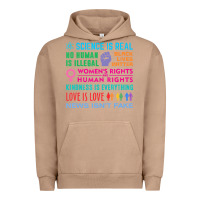 Pigment Burro science is real , black lives matter , love is love , equality , kindn Urban Hoodie - linhVisuals