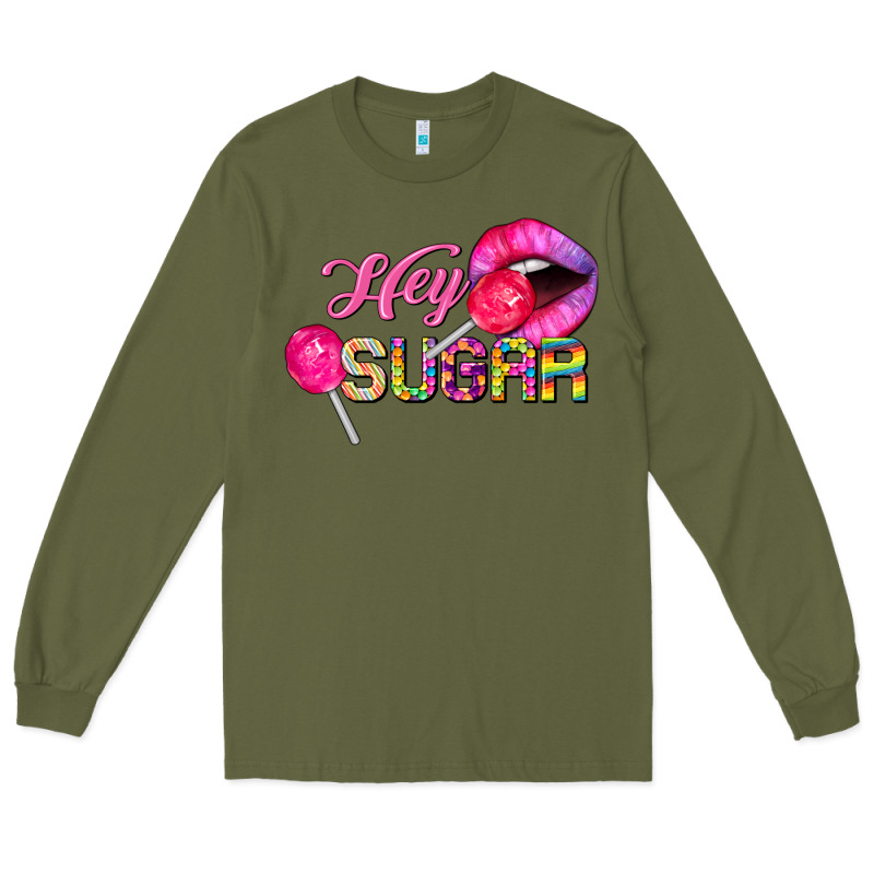 Hey Sugar Valentine's Day Long Sleeve Tee by FaDigitalArtStudio | Teevron