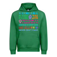 Emerald science is real , black lives matter , love is love , equality , kindn Urban Hoodie - linhVisuals