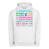 Pigment Lunar Rock science is real , black lives matter , love is love , equality , kindn Urban Hoodie - linhVisuals