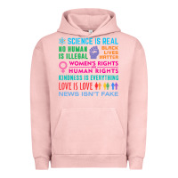 Pigment Salmon science is real , black lives matter , love is love , equality , kindn Urban Hoodie - linhVisuals