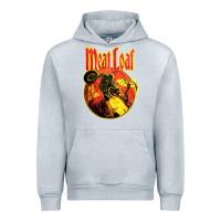 Heather Grey vintage meatloaf bat out of hell Urban Hoodie - linhVisuals