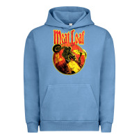 Pigment Pebble Blue vintage meatloaf bat out of hell Urban Hoodie - linhVisuals