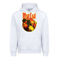 White vintage meatloaf bat out of hell Urban Hoodie - linhVisuals