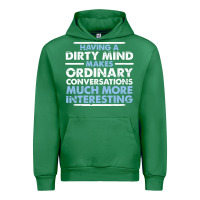 Emerald having a dirty mind makes ordinary conversations much more interesting Urban Hoodie - linhVisuals