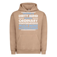 Pigment Burro having a dirty mind makes ordinary conversations much more interesting Urban Hoodie - linhVisuals