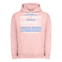 Pigment Salmon having a dirty mind makes ordinary conversations much more interesting Urban Hoodie - linhVisuals