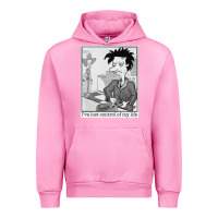 Fuchsia Pink i've lost control of my life   rugrats Urban Hoodie - linhVisuals
