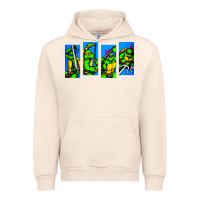 Sandshell arcade turtles Urban Hoodie - linhVisuals