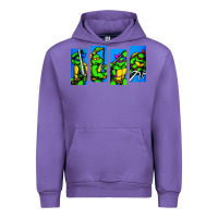 Tulip arcade turtles Urban Hoodie - linhVisuals