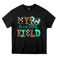 Black my heart is on that field soccer Heavy Core Tee - Jasminsmagicworld